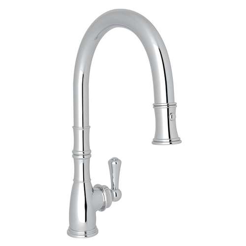 Perrin and Rowe Pull-Down Faucet With Single-Lever Handle - In Multiple Colors