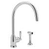 Mimas Kitchen Faucet and Metal Lever Handle in Polished Chrome