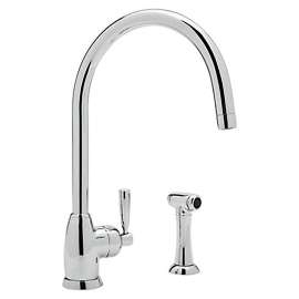 Perrin and Rowe Kitchen Faucet And Metal Lever Handle