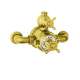 Perrin and Rowe U.5552X-IB Exposed Thermostatic Shower Valve Trim in English Gold