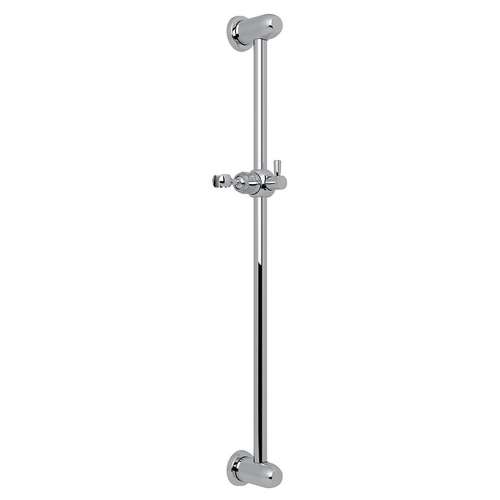 Perrin and Rowe Holborn Wall-Mounted Brass Slide Bar - In Multiple Colors