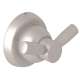 Holborn Wall Mount Double Robe Hook in Satin Nickel