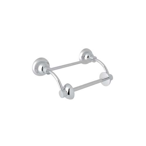 Holborn Wall Mount Pivot Bar Toilet Roll Holder in Polished Chrome