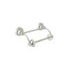 Holborn Wall Mount Pivot Bar Toilet Roll Holder in Polished Nickel