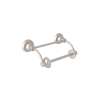 Holborn Wall Mount Pivot Bar Toilet Roll Holder in Satin Nickel