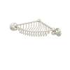 Wall Mounted Corner Basket in Polished Nickel
