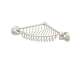 Wall Mounted Corner Basket in Polished Nickel