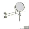 Wall Mounted Mirror in Satin Nickel