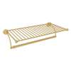 Wall Mount Hotel Style Towel Shelf in English Gold