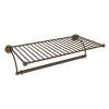 Wall Mount Hotel Style Towel Shelf in English Bronze