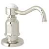 Traditional Deck Mount Soap Dispenser in Polished Nickel