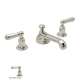 Perrin and Rowe U.3705L-PN-2 Widespread Bathroom Faucet and Pop-Up Drain in Polished Nickel