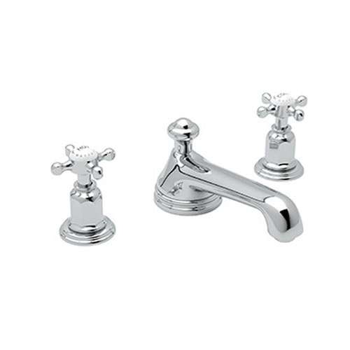 Perrin and Rowe Widespread Bathroom Faucet And Pop-Up Drain