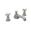 Perrin and Rowe U.3706X-STN-2 Widespread Bathroom Faucet and Pop-Up Drain in Satin Nickel