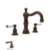 Perrin and Rowe U.3720L-EB-2 Widespread Bathroom Faucet in English Bronze
