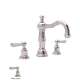 Perrin and Rowe U.3720L-PN-2 Widespread Bathroom Faucet in Polished Nickel