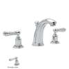 Perrin and Rowe U.3760L-APC-2 Widespread Bathroom Faucet in Polished Chrome