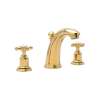 Perrin and Rowe Widespread Bathroom Faucet And Pop-Up Drain