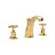 Perrin and Rowe Widespread Bathroom Faucet And Pop-Up Drain