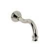 Georgian Era Wall Mounted Lavatory Spout in Polished Nickel