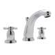Perrin and Rowe Holborn U.3861X-APC-2 High Neck Widespread Lavatory Faucet with Cross Handle in Polished Chrome