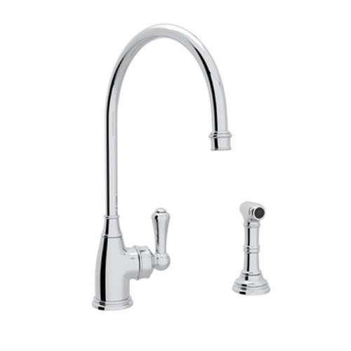 Perrin and Rowe Kitchen Faucet And Metal Lever Handle