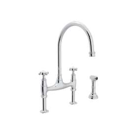 Perrin and Rowe High-Arc Bridge Kitchen Faucet