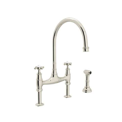 Perrin and Rowe High-Arc Bridge Kitchen Faucet