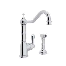 U.4746-2 Perrin and Rowe Kitchen Faucet and Metal Lever Handle