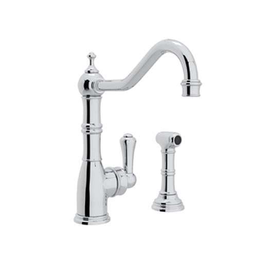 U.4746-2 Perrin and Rowe Kitchen Faucet and Metal Lever Handle
