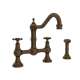 Perrin and Rowe U.4755X-EB-2 Bridge Kitchen Faucet in English Bronze