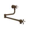 Perrin and Rowe U.4798X-EB-2 Wall Mounted Pot Filler in English Bronze