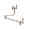 Wall Mounted Pot Filler in Satin Nickel