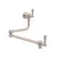 Wall Mounted Pot Filler in Satin Nickel