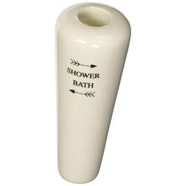 Long Porcelain Insert for Diverter Lever with English Writing