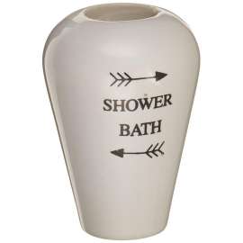 White Porcelain Insert for Diverter Lever