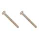 Finish Screws Set in Polished Nickel