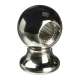 Volume Control Lever Ball End with Screw Cap in Polished Nickel