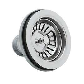 Perrin and Rowe Basket Strainer less Pop-Up in Polished Chrome