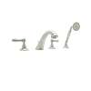 Country Bath A1464LMPN Roman Tub Faucet and Single Function Hand Shower in Polished Nickel