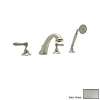 Country Bath A1464LMSTN Roman Tub Faucet and Single Function Hand Shower in Satin Nickel