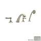 Country Bath A1464LMSTN Roman Tub Faucet and Single Function Hand Shower in Satin Nickel