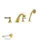 Country Bath A1464LPIB Roman Tub Faucet and Single Function Hand Shower in Inca Brass