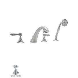 A1464XM Country Bath Roman Tub Faucet and Single Function Hand Shower