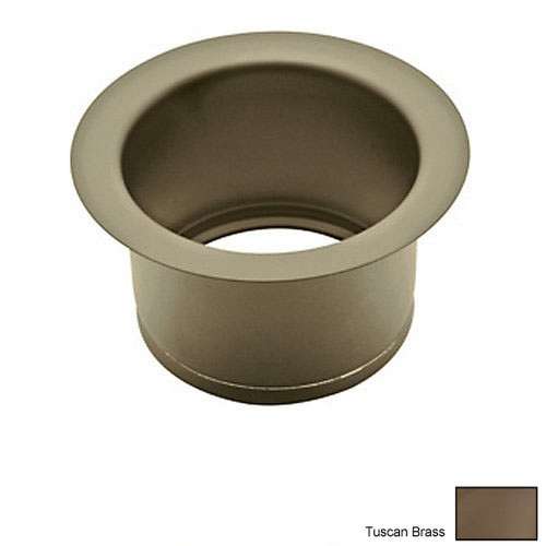 Extended 2 1/2in Disposal Flange in Tuscan Brass