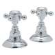 Pair of 1/2in Side valves in Polished Chrome