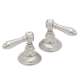Country Bath A1411LMSTN Pair of 1/2in Side valves in Satin Nickel
