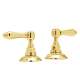 Country Bath A1411LMIB Pair of 1/2in Side valves in Inca Brass