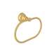 8in Towel Ring in Inca Brass