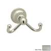 Cisal CIS7DSTN Double Hook Robe Hook in Satin Nickel
